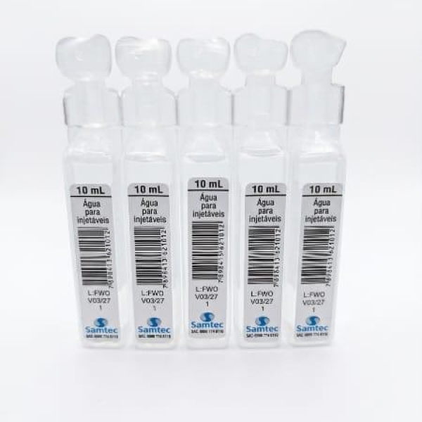 ÁGUA PARA INJETÁVEIS, 10ml