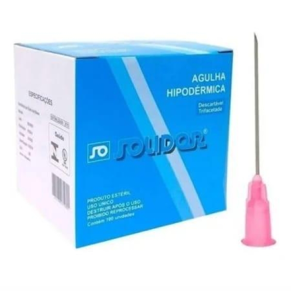 AGULHA 40X1,2 18G CX/100 - SOLIDOR