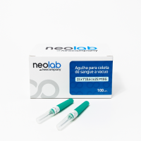 AGULHA PARA COLETA DE SANGUE A VÁCUO 25X0,8 - NEOLAB
