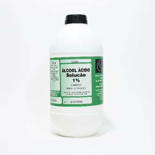 ÁLCOOL ÁCIDO 1% 1000ML - QEEL