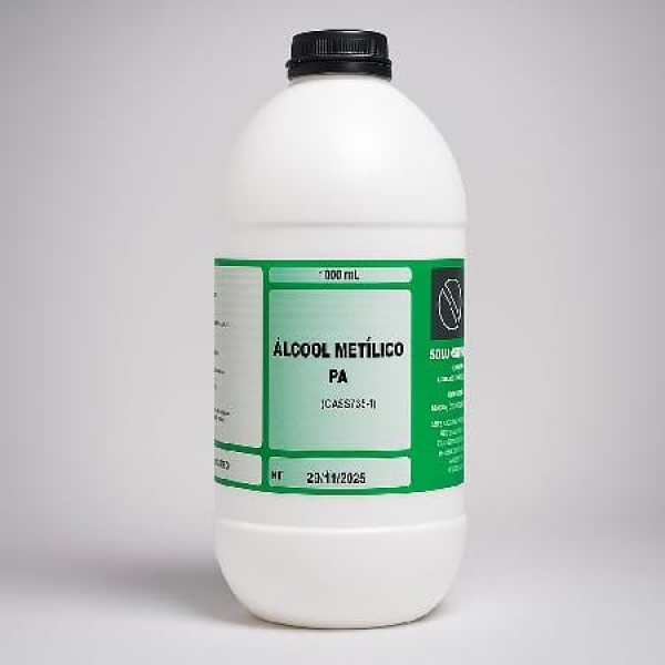 ÁLCOOL METÍLICO PA METANOL 1000ML - QEEL