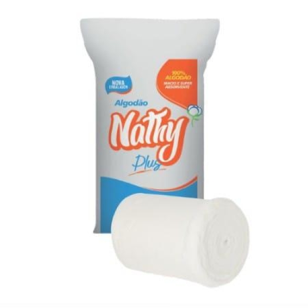 ALGODÃO HIDRÓFILO, 500g - NATHY