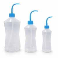 ALMOTOLIA 125ml, 250ml, 500ml, COM CÂNULA, NATURAL, BICO CURVO AZUL...