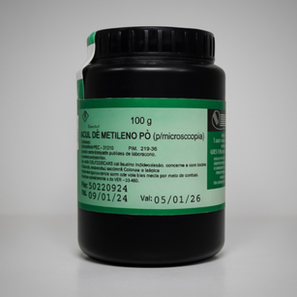 AZUL DE METILENO PÓ, P/MICROSCOPIA, 100G - QEEL