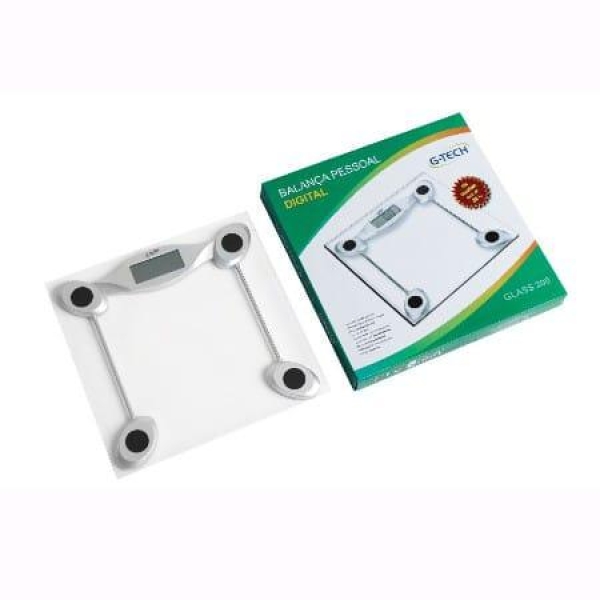 BALANÇA PESSOAL DIGITAL, GLASS 200 - GTECH