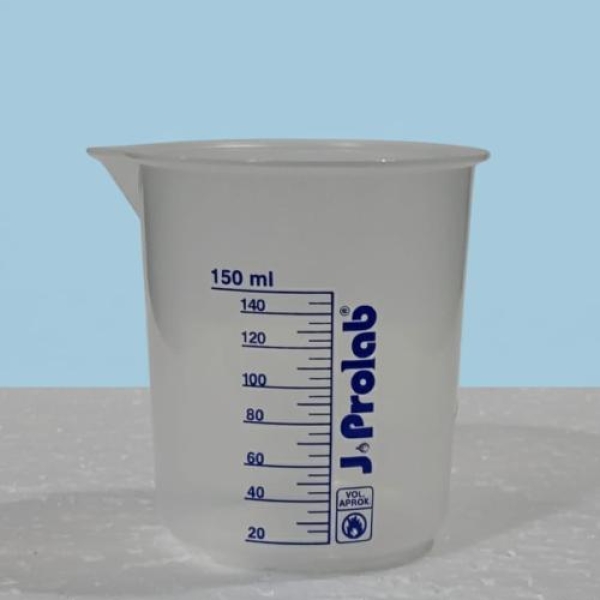 BECKER 150ML PLASTICO GRADUADO  J.PROLAB