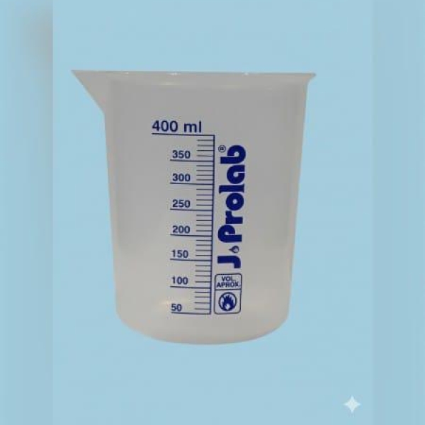 BECKER  400ML PLASTICO GRADUADO  J.PROLAB