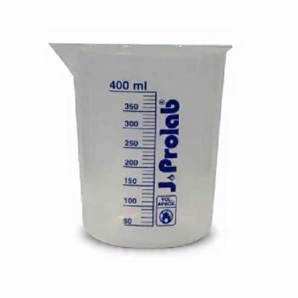 BECKER 400ml, PLÁSTICO, GRADUADO - J.PROLAB