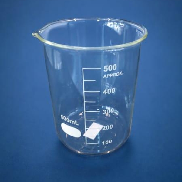 BECKER FORMA BAIXA , VIDRO, GRAD. 500ml - PERFECTA
