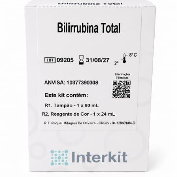 BILIRRUBINA TOTAL, 110ml - INTERKIT