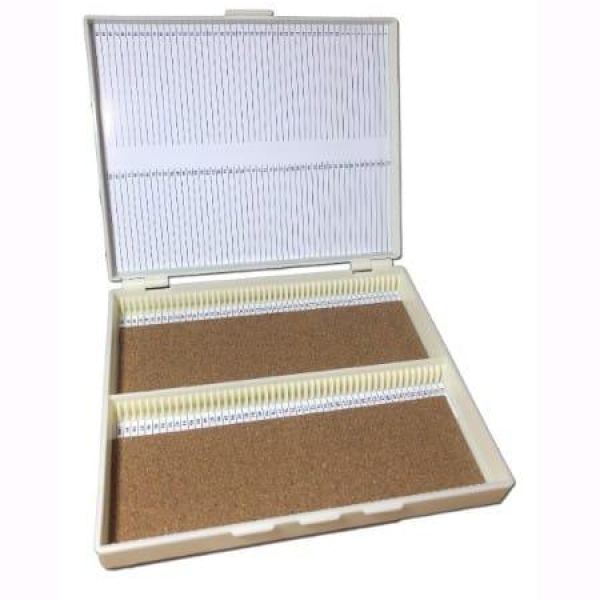 CAIXA PORTA LÂMINA, EM PLASTICO, PARA 100 LÂMINAS - PERFECTA