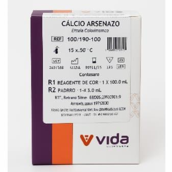CÁLCIO ARSENAZO MONO 100ML - VIDA