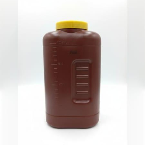 COLETOR DE URINA 24H, SEM ALÇA , 2L,  AMBAR...