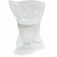 COLETOR DE URINA INDIVIDUAL, TAMPA BRANCA, TRANSLUCIDO, 50ml - CRAL