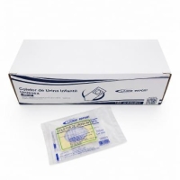 COLETOR DE URINA INFANTIL UNISSEX, ESTÉRIL,100ml, CAIXA COM 100 UNID...