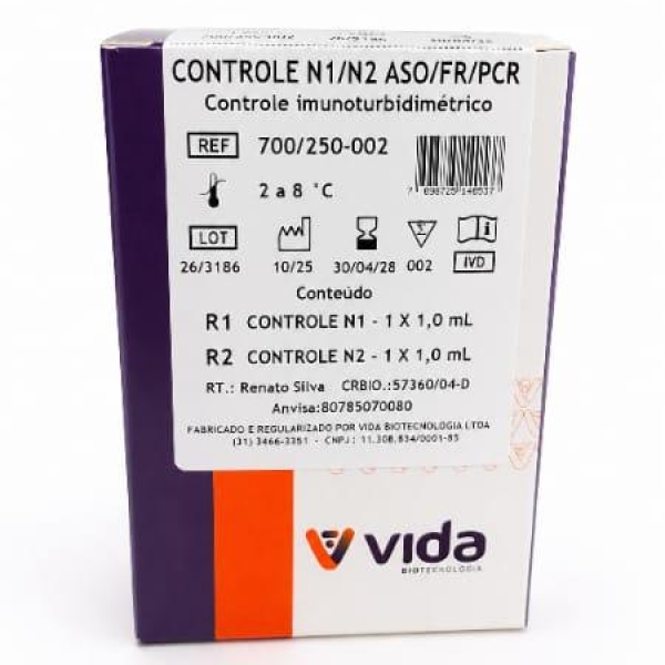 CONTROLE N1/N2 ASO/FR/PCR - VIDA