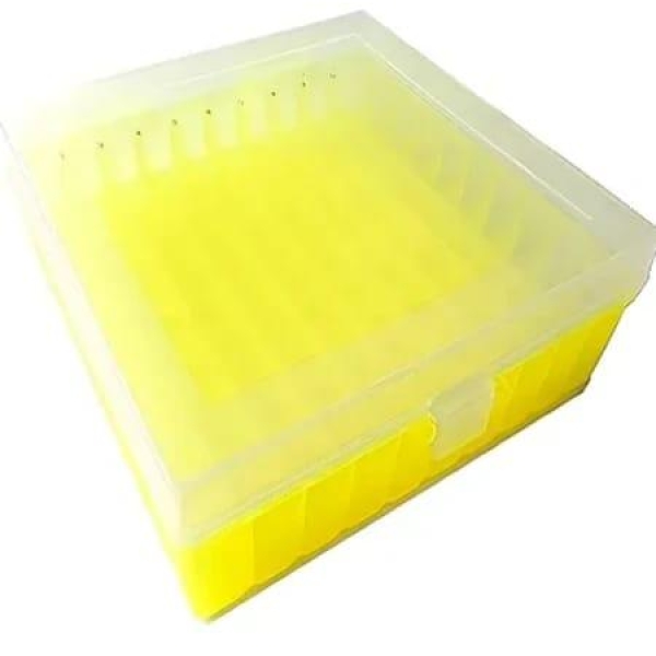 CRIOBOX PARA 100 TUBOS DE 2.0ml, AMARELO, ALFA NUMÉRICO -...