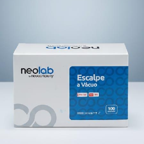 ESCALPE A VÁCUO, 25G, CX/100 - NEOLAB