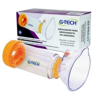 ESPAÇADOR PARA MEDICAMENTO EM AEROSOL, ADULTO E INFANTIL - GTECH