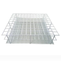 ESTANTE EM ARAME REVESTIDO COM PVC, 120 FUROS, 17mm -...