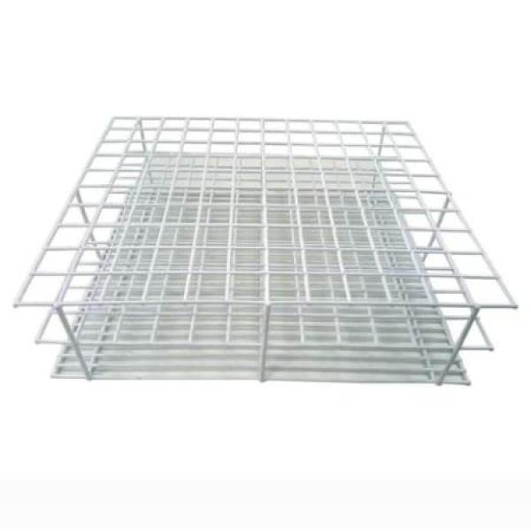 ESTANTE EM ARAME REVESTIDO COM PVC, 120 FUROS, 17mm -...