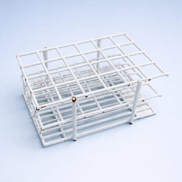 ESTANTE EM ARAME REVESTIDO COM PVC, 24 FUROS, 13mm -...