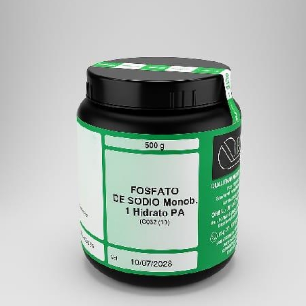 FOSFATO DE SÓDIO MONOB. 1 HIDRATO PA 500G - QEEL