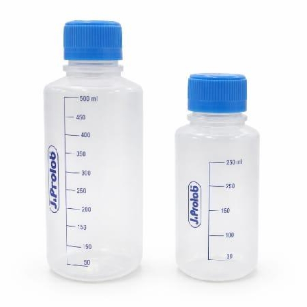 FRASCO PARA REAGENTE, 250ml, 500ml, POLIETILENO TRANSPARENTE - J.PROLAB