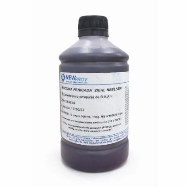 FUCSINA FENICADA ZIEHL NEELSEN, 500ml - NEWPROV