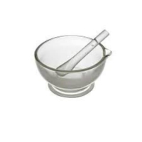 GRAL DE VIDRO COM PISTILO, 90MM A 50MM - PERFECTA