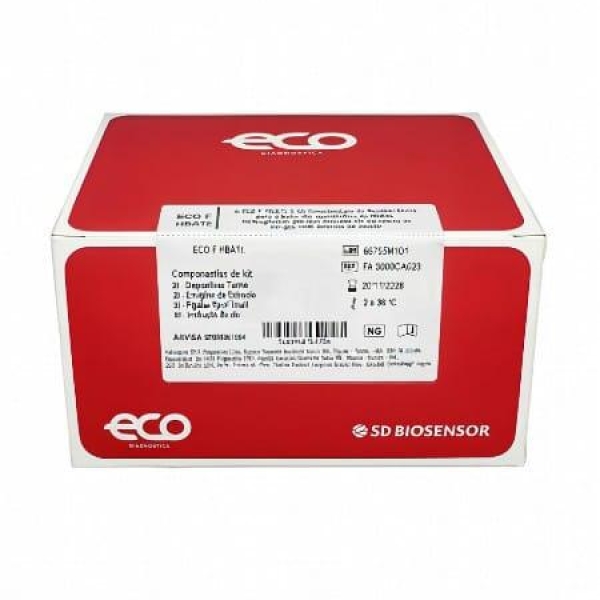 HBA1C, 20 TESTES, PARA  ANALISADOR F LINE - ECO