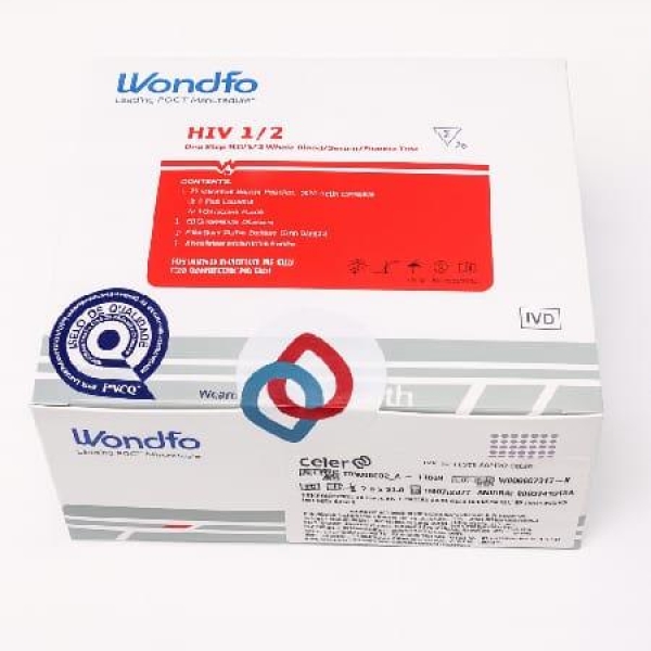 HIV 1/2, TESTE RAPIDO, COM 25T -  CELER