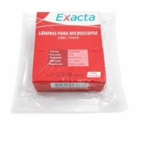 LÂMINAS PARA MICROSCOPIA, LISA, LAPIDADA, 26x76mm, CAIXA COM 50 UNID...