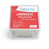 LAMÍNULAS 24X24mm, CAIXA COM 100 - PERFECTA