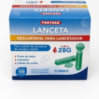 LANCETA DESC. P/LANCETADOR 28G CX/100 - CRAL