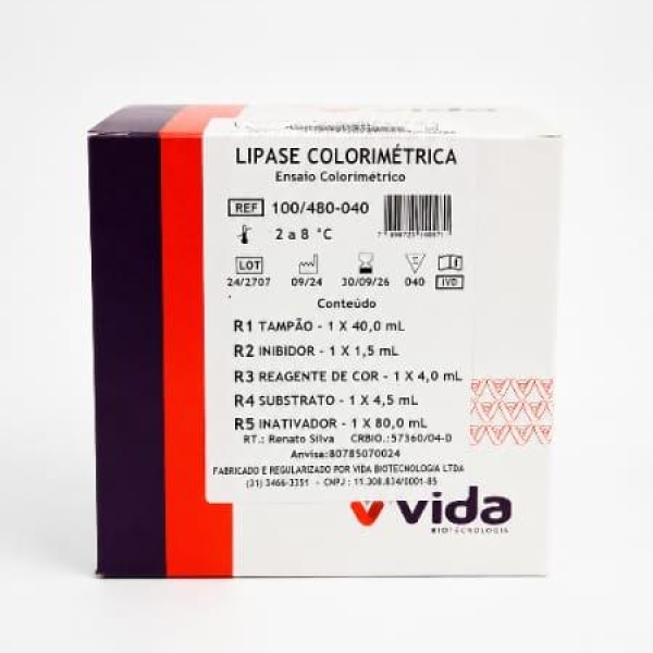 LIPASE COLORIMÉTRICA, 130ml - VIDA