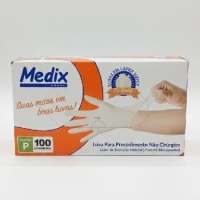 LUVA PARA PROCEDIMENTO, LÁTEX, COM PÓ, TAM. P, CAIXA COM...