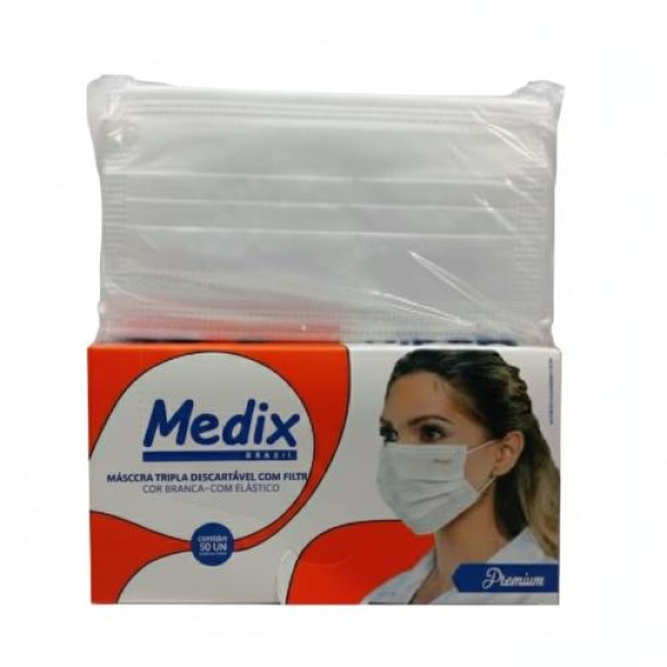 MASCARA DESC. TRIPLA C/ELAST. CX/50 - MEDIX