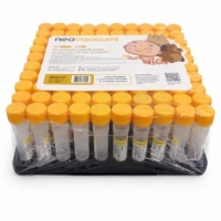 MICROTUBO PARA COLETA DE SANGUE , 0,5ml, TAMPA AMARELA, CAIXA...