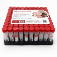 MICROTUBO PARA COLETA DE SANGUE, TAMPA VERMELHA, 0,5ml - NEOLAB