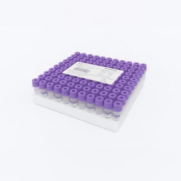 MICROTUBO TAMPA ROXA EDTA K2 0.5ML C/100 - GT GROUP