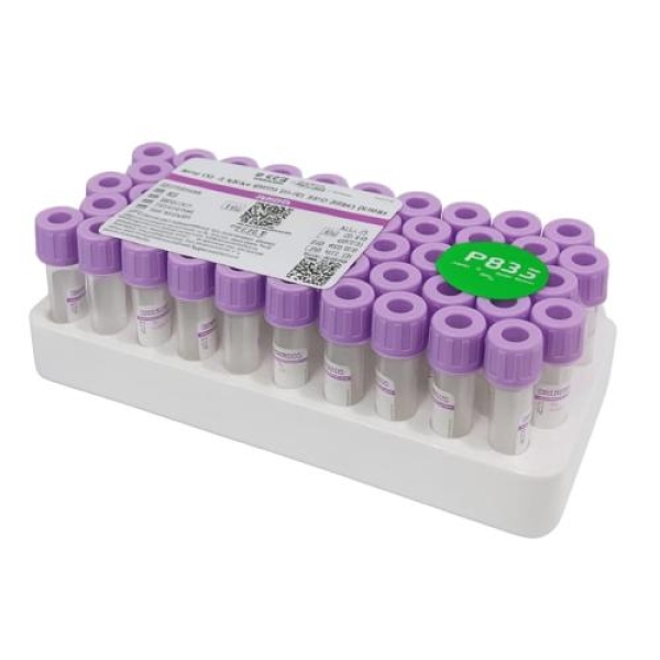 MICROTUBO TAMPA ROXA EDTA K2 0,5ML C/50 LABOR IMPORT