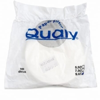 PAPEL FILTRO QUANTITATIVO, 80G, 9cm, COM 100 FOLHAS - J.PROLAB