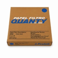 PAPEL FILTRO QUANTITATIVO, JP42, 9cm, CAIXA COM 100 FOLHAS -...