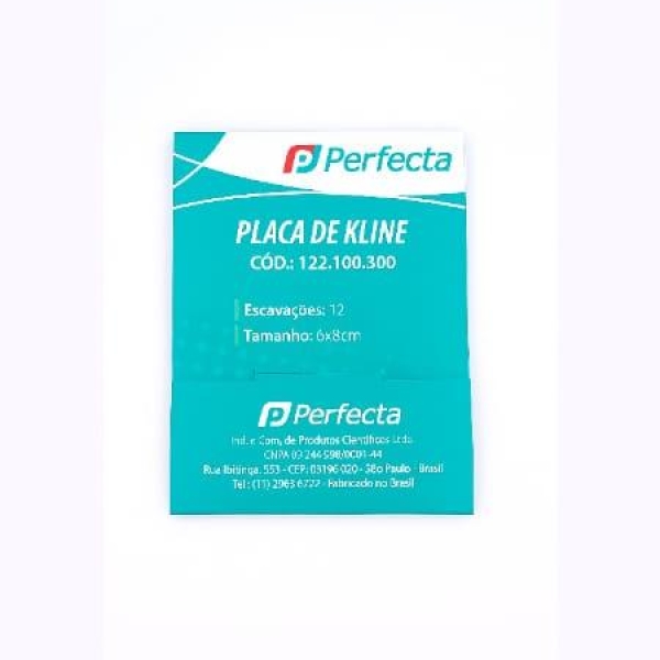 PLACA DE KLINE C/12 ESCAVAÇÕES - PERFECTA