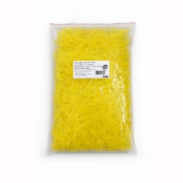 PONTEIRAS TIPO GILSON, AMARELA, VOL. 0-200ul , PACOTE COM 1000...