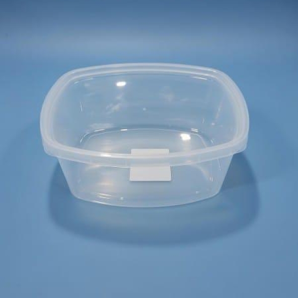 POTE RETANGULAR NATURAL, 1000ml - J.PROLAB