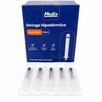 SERINGA 10ML SEM AGULHA LUER LOCK UND - MEDIX