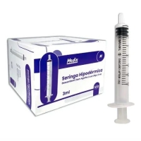 SERINGA 3ML SEM AGULHA LUER SLIP UND - MEDIX