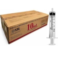 SERINGA HIPODÉRMICA ESTÉRIL, LUER SLIP, 10ml - SR